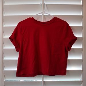 Red croptop